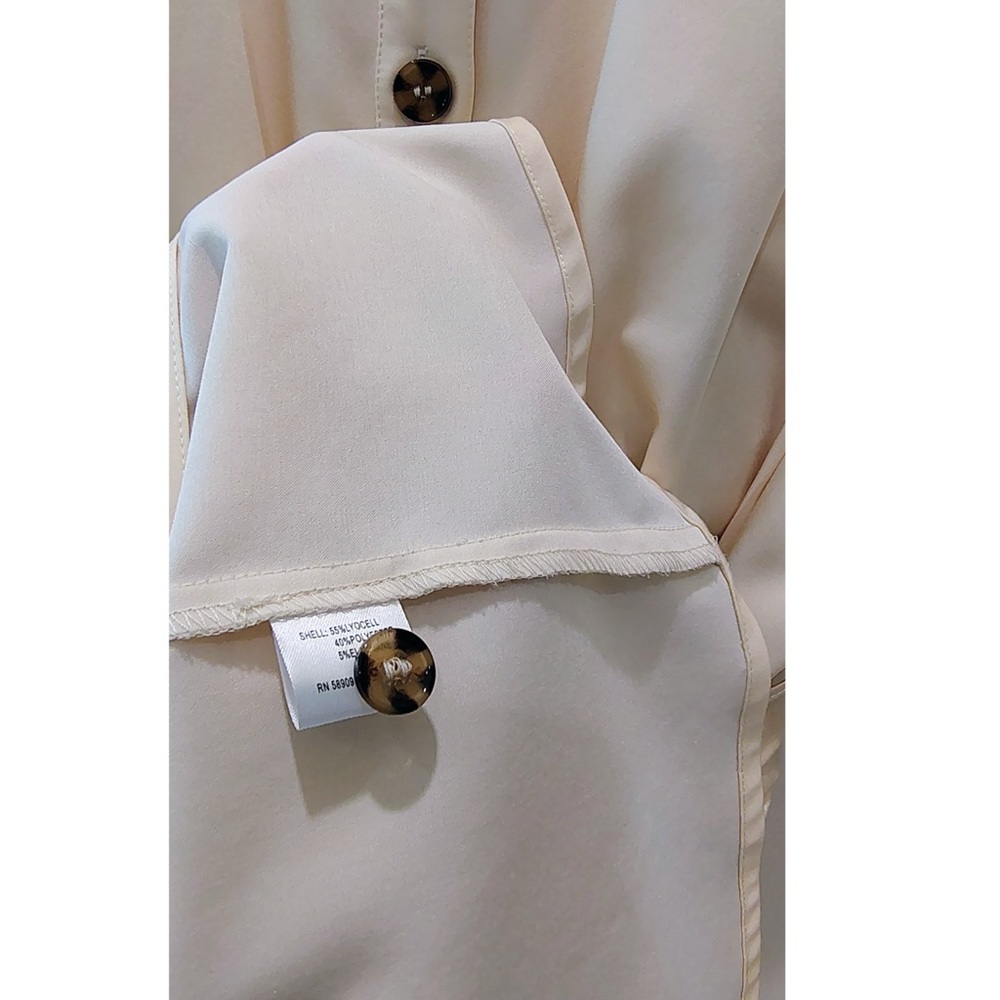 Antonio Melani Roxanne Natural Tie Waist Shirt Dress NWT - Picture 6 of 8